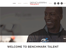 Tablet Screenshot of benchmarktalent.com